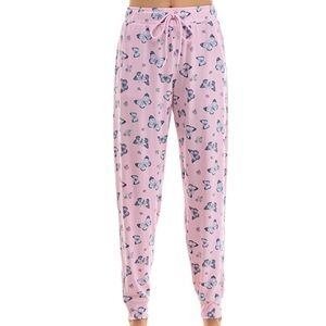 Pink Butterfly Pajama Pants